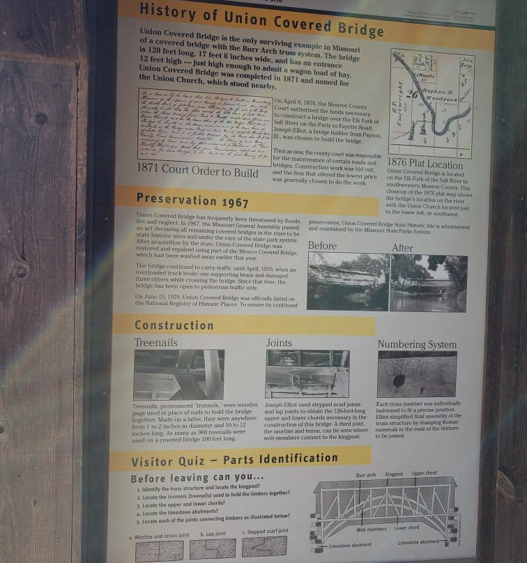 Union Covered Bridge State Historic Site-Paris必去景点