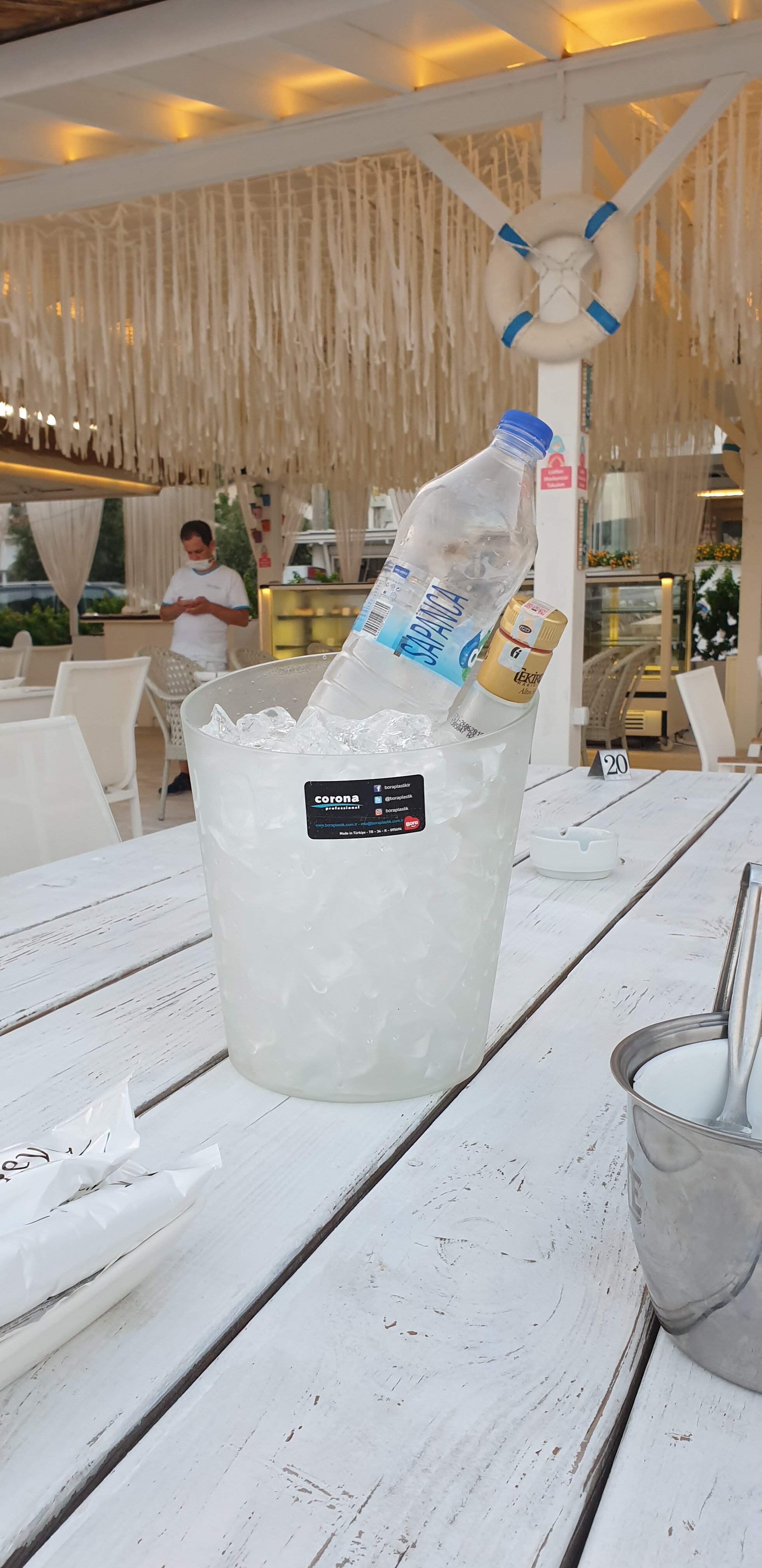 Otel Mavi Beyaz-餐饮