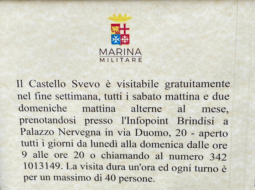 Castello Svevo di Brindisi-布林迪西必去景点
