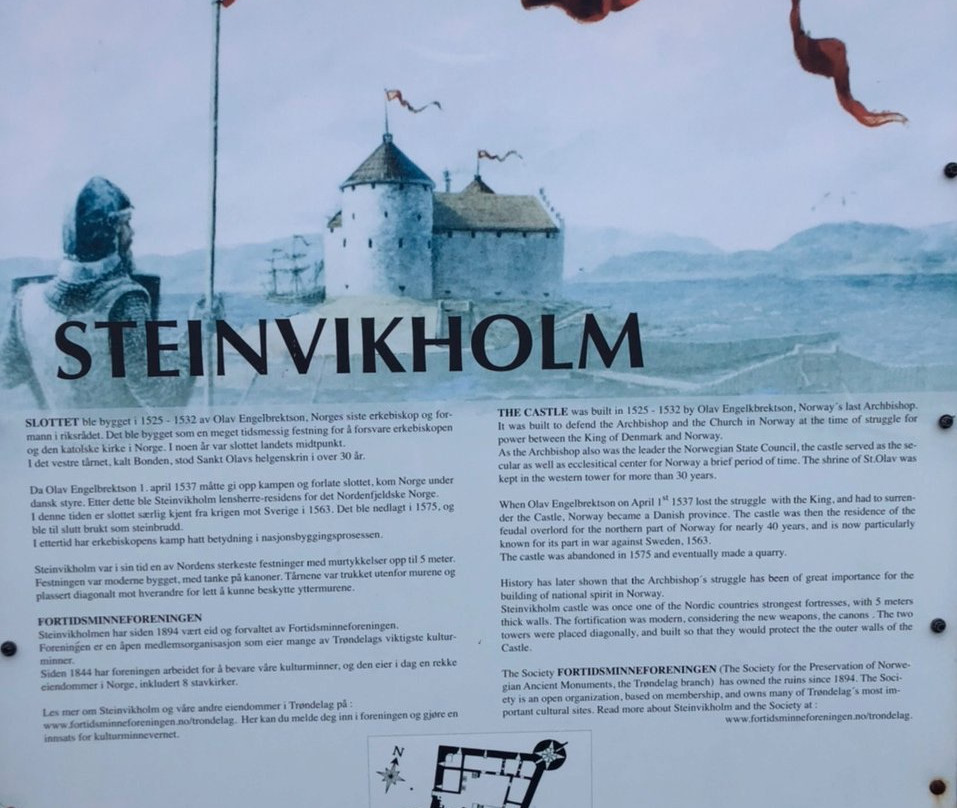Steinvikholm Slott景点图片