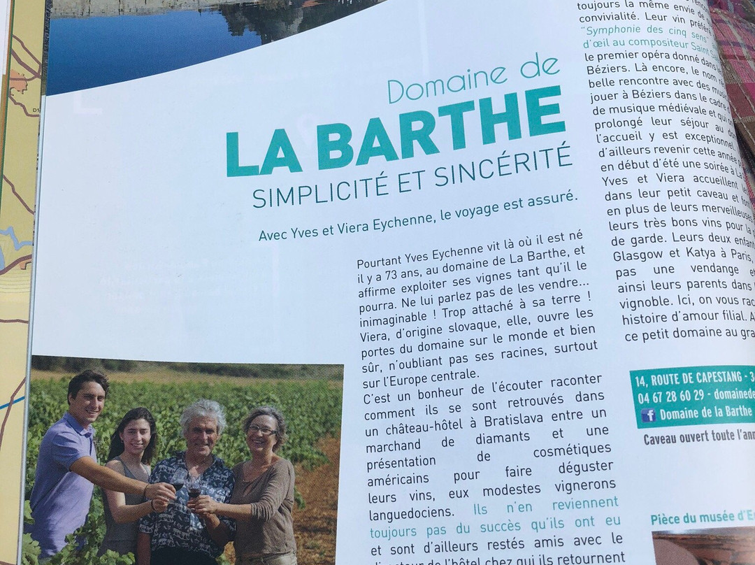 Domaine de la Barthe-贝济耶必去景点