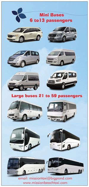 Mission Beach Taxi-翁加灵海滩必去景点