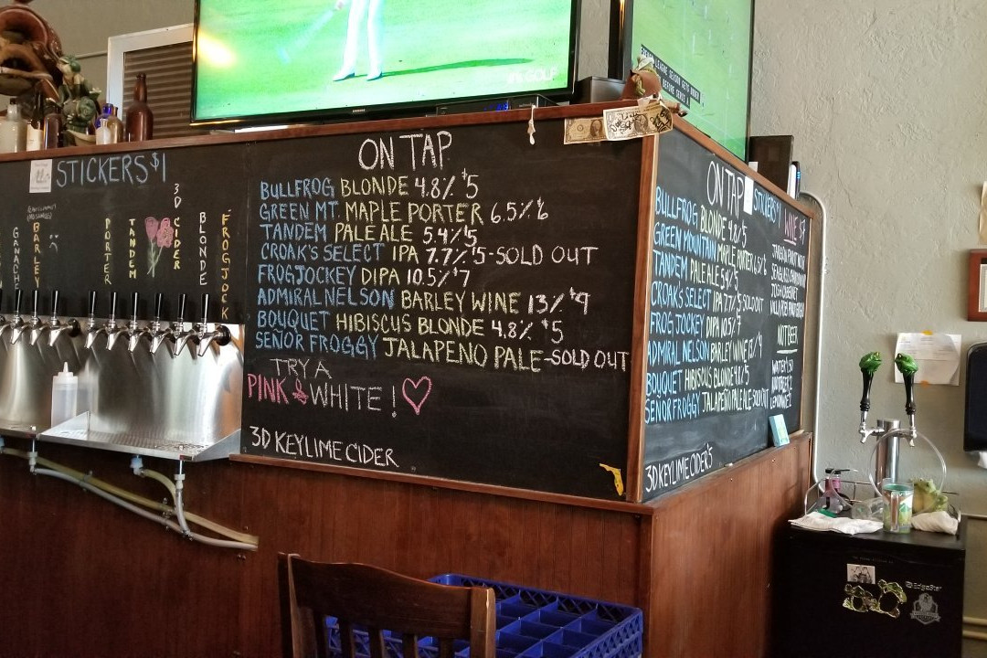 Two Frogs Brewing Company-塔彭斯普林斯必去景点