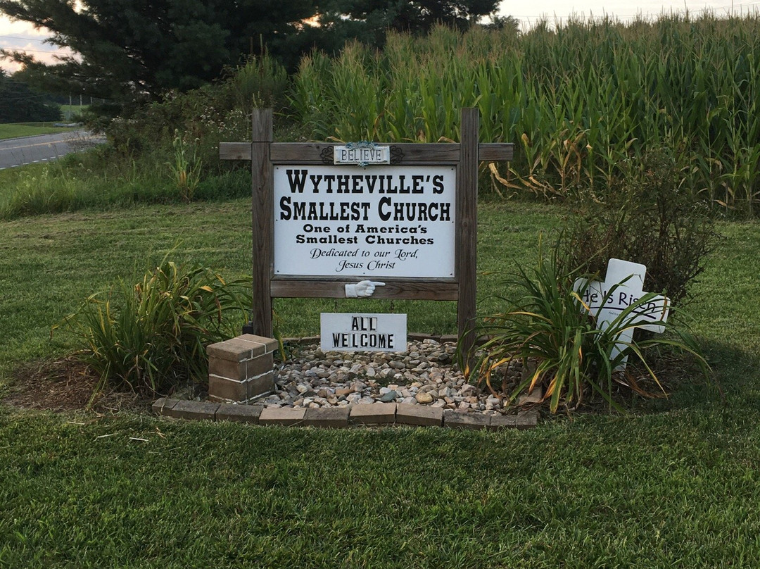 Wytheville's Smallest Church-Wytheville必去景点