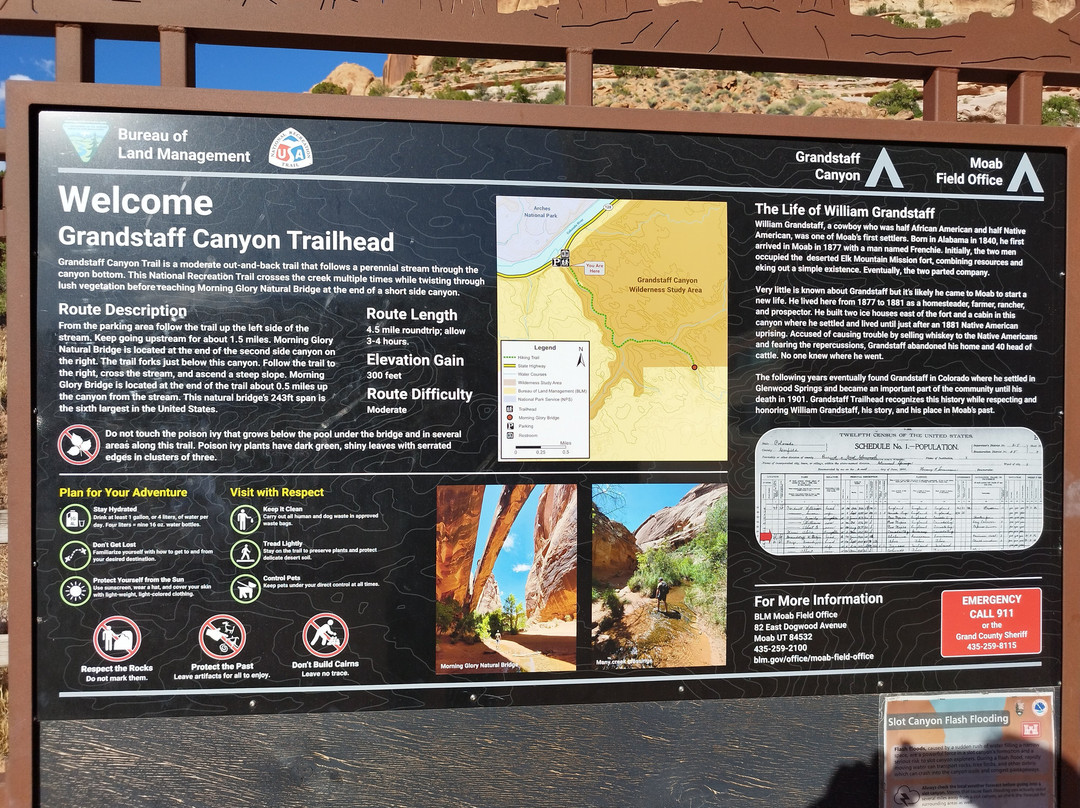 Grandstaff Canyon Trail-莫阿布必去景点