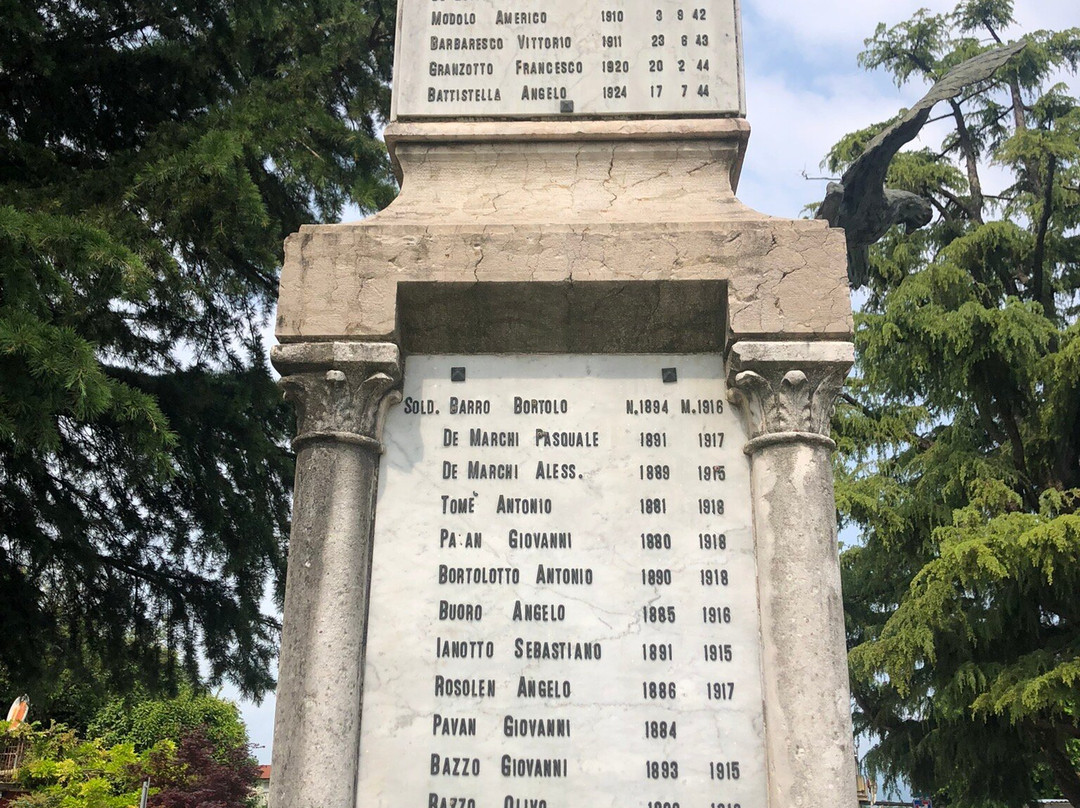 Monumento Ai Caduti-Bibano必去景点