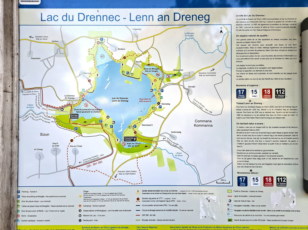 Lac du Drennec-Commana必去景点