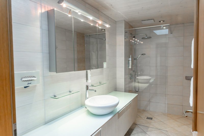 Hôtel de la Rouvenaz-浴室