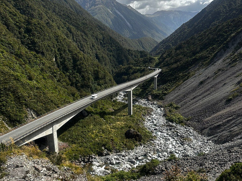 Otira Viaduct Lookout-亚瑟隘口国家公园必去景点