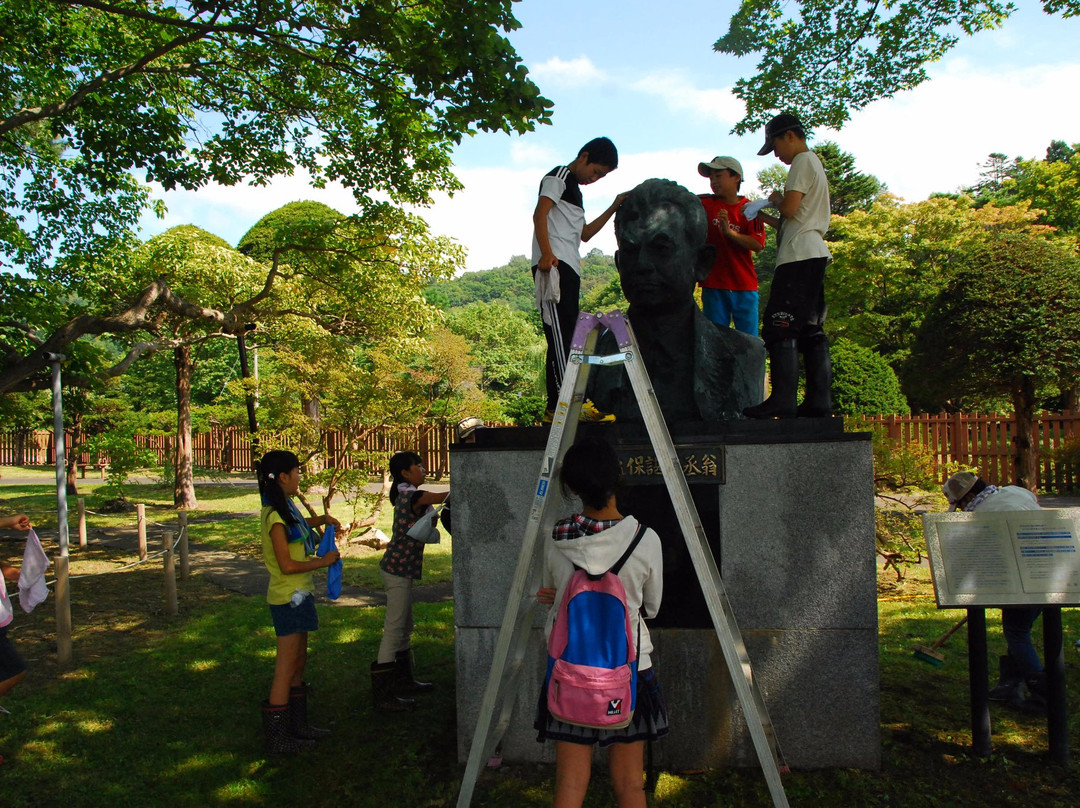 Okubo Jinnojo Monument-洞爷湖町必去景点