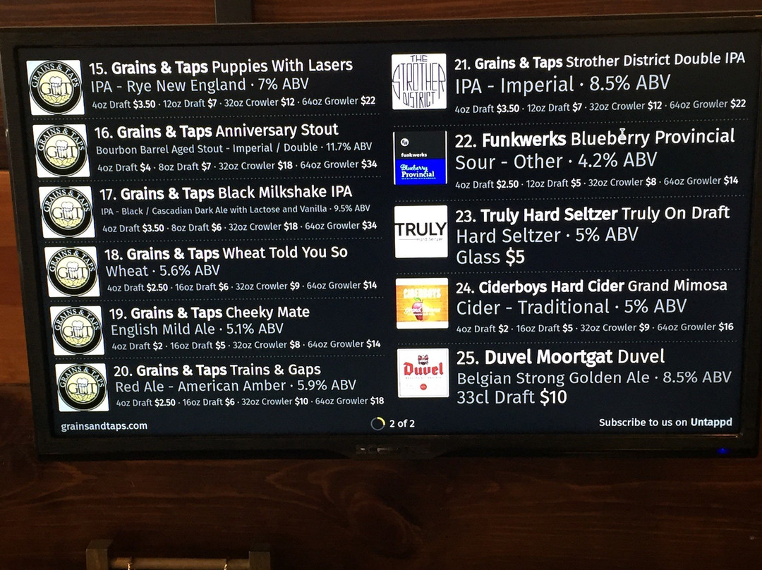 Grains & Taps-Lee's Summit必去景点