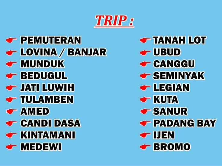 Gilimanuk transport-吉利马努克必去景点