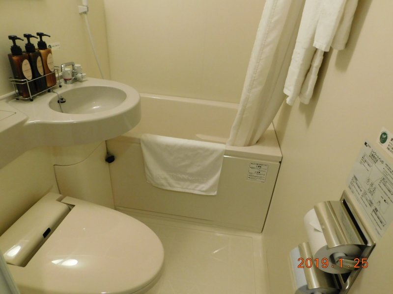 足利站前路宾馆-浴室