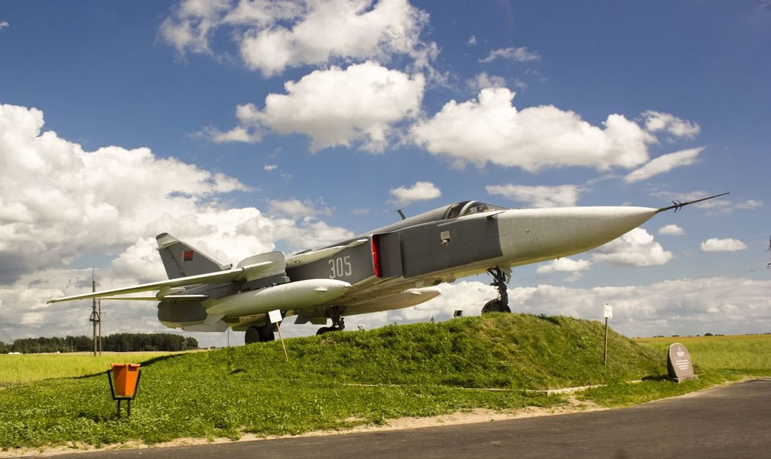 Airplane-Monument to Aviators of Pastavy