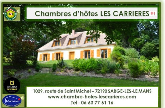 Montfort Le Gesnois酒店住宿-Chambres d'hotes Les Carrieres