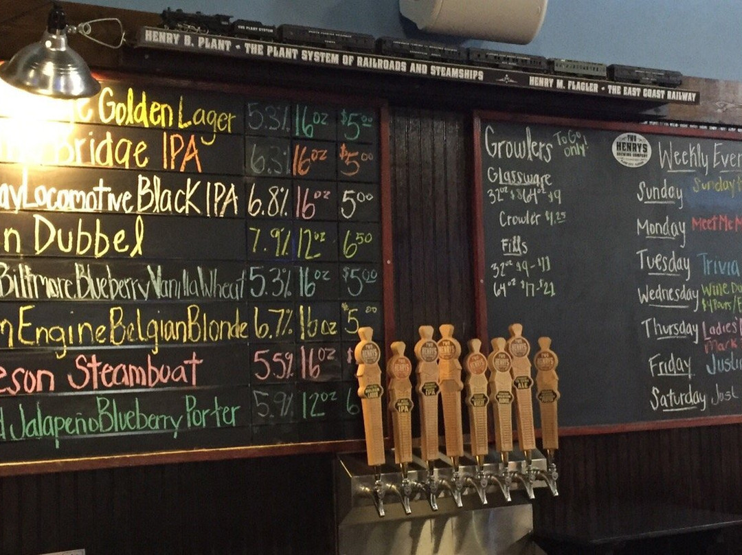 Two Henrys Brewing Company Tasting Room-普兰特城必去景点