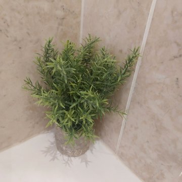 汉普郡罗姆西白马酒店-浴室