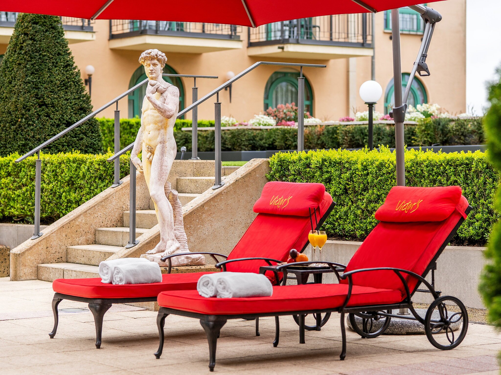Victor's Residenz Hotel Schloss Berg-浴室