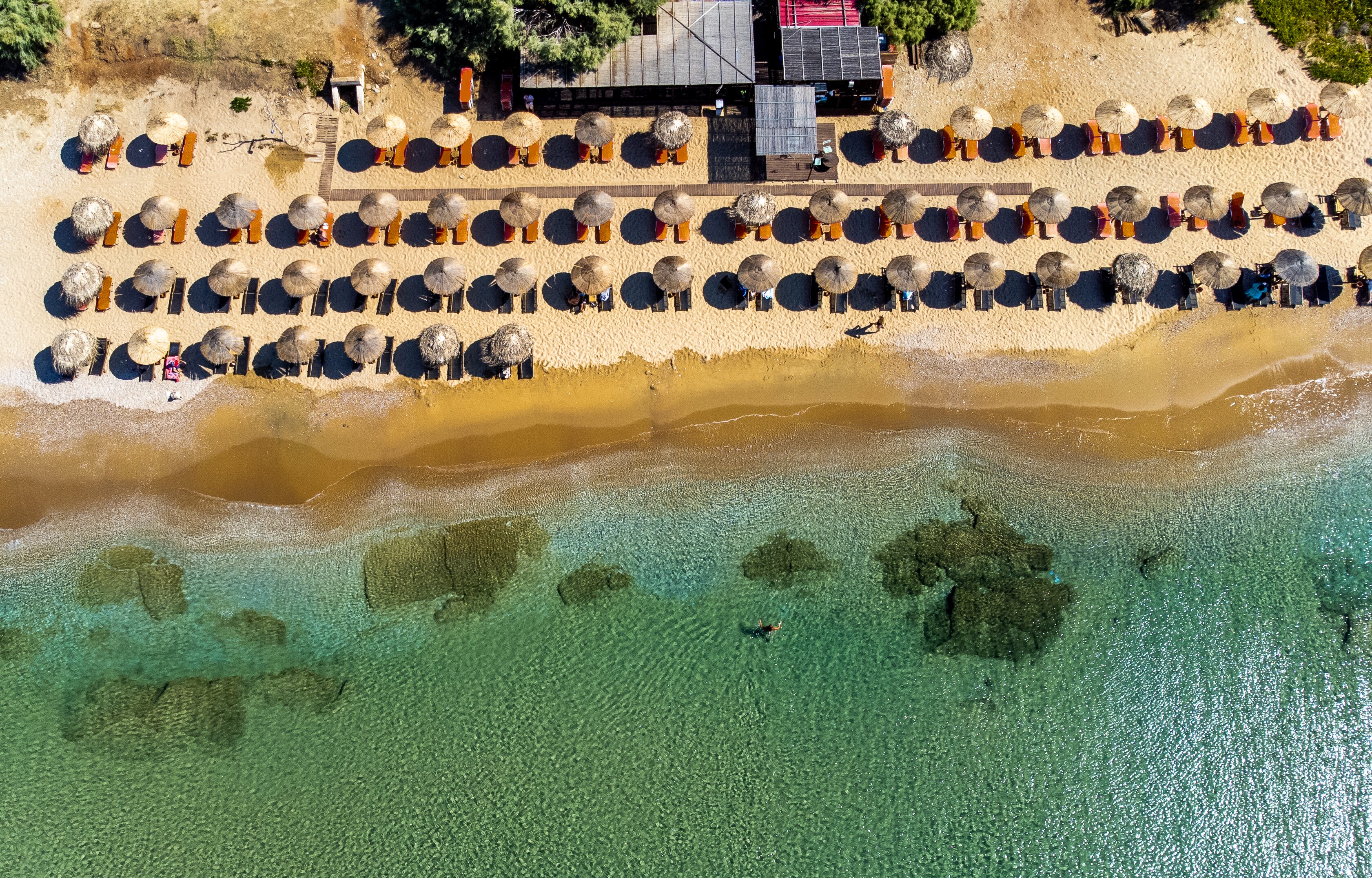 Filio Guesthouse Andros-泳池