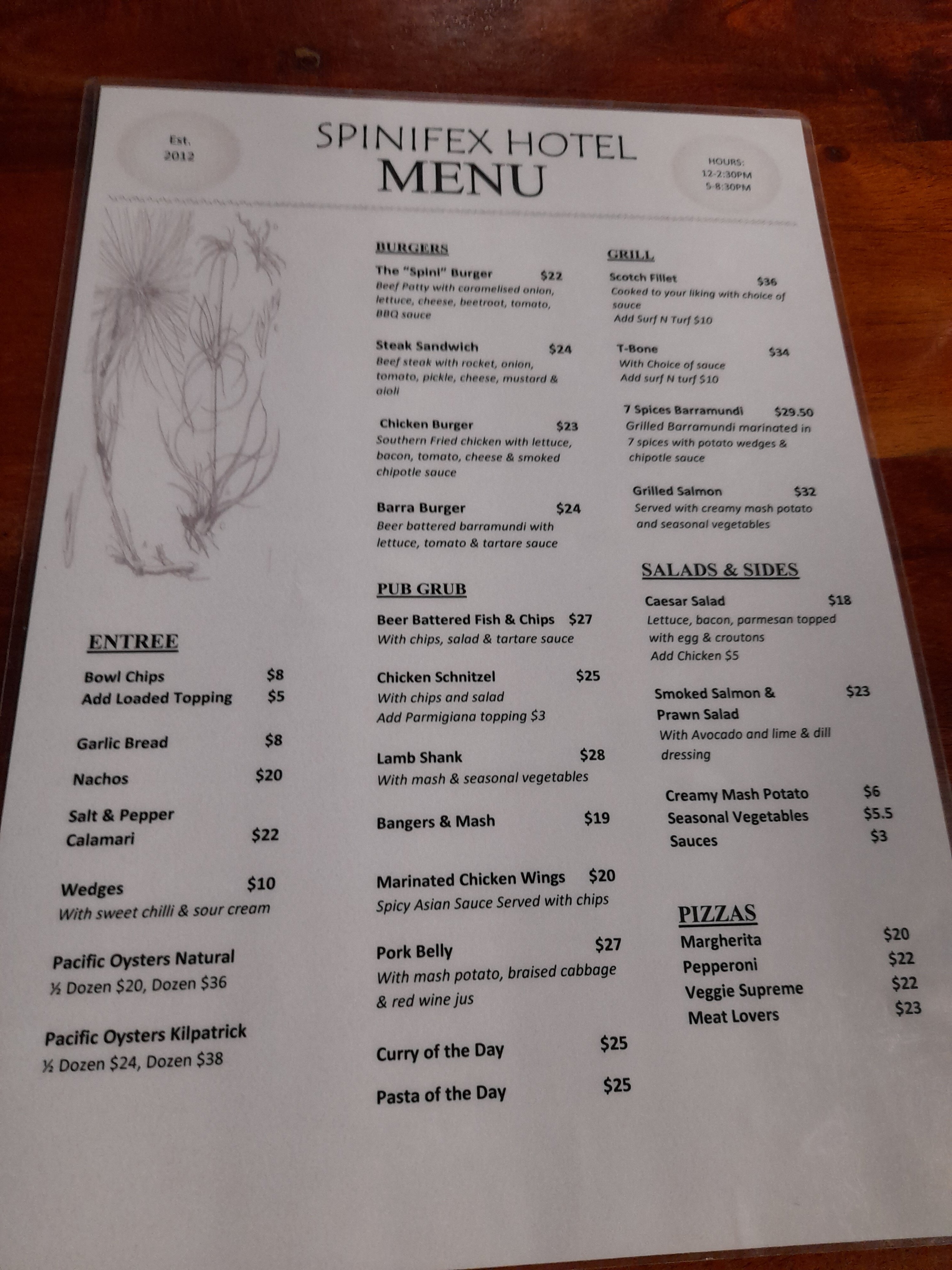 Spinifex Hotel-餐饮