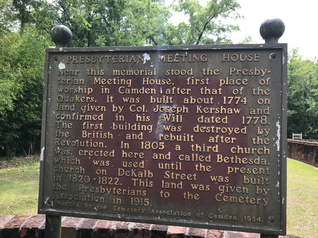 Old Presbyterian Burying Ground-Camden必去景点
