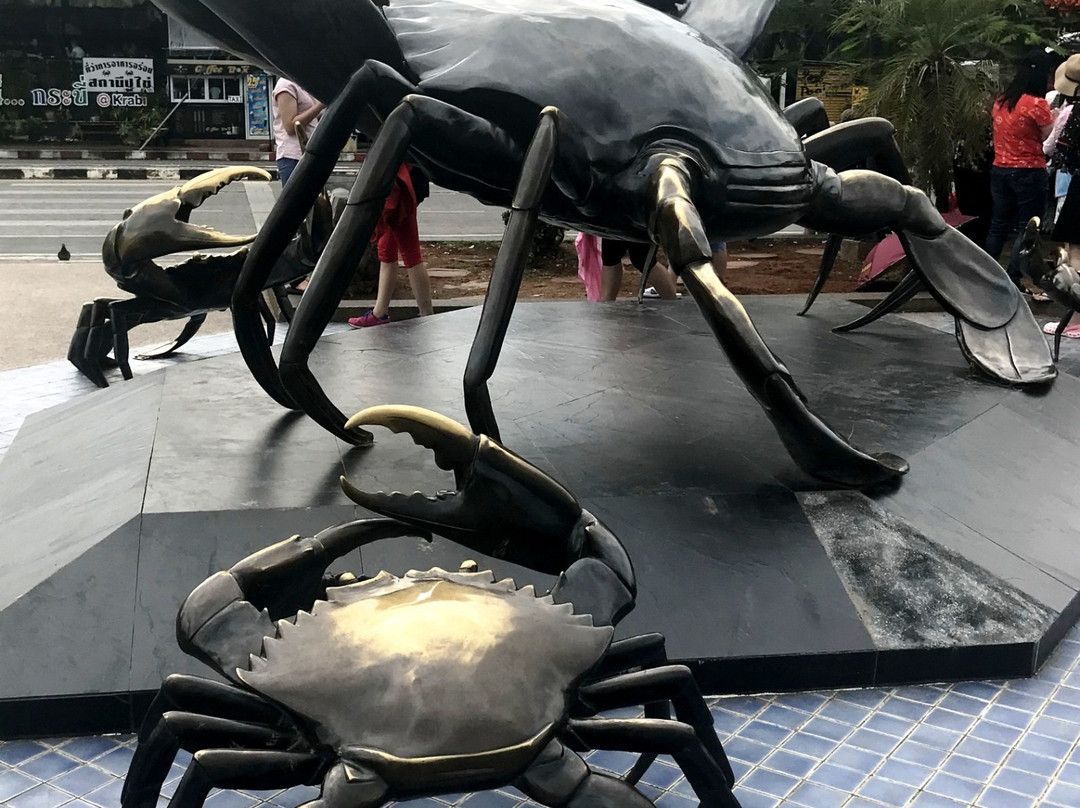 甲米城螃蟹海鸥雕塑-甲米必去景点