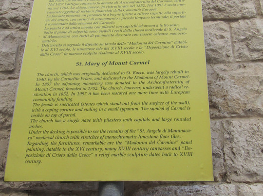 Chiesa di Santa Maria del Carmine-Sammichele di Bari必去景点