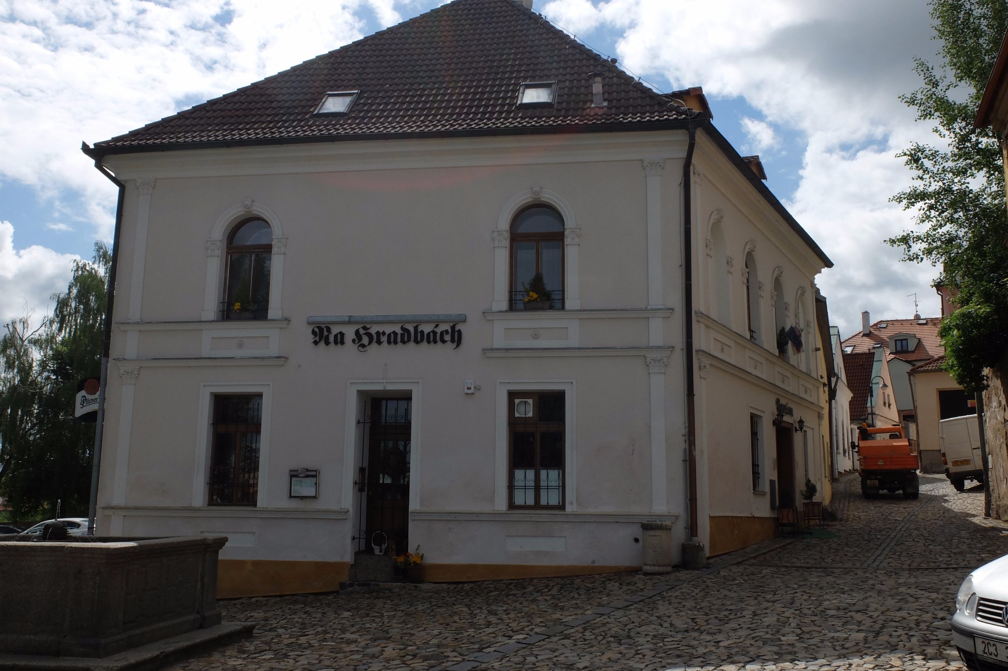 Pension Na Hradbach-浴室