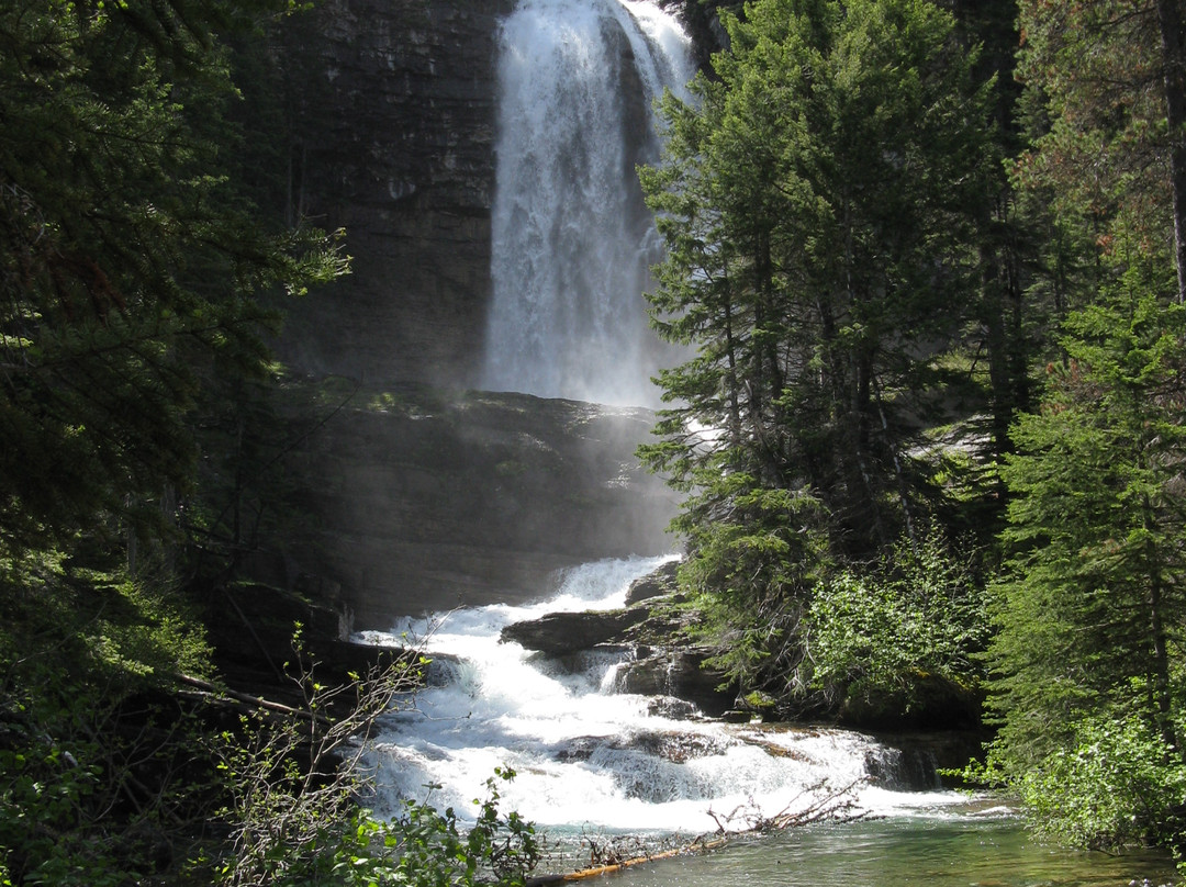 Virginia Falls-冰河国家公园必去景点