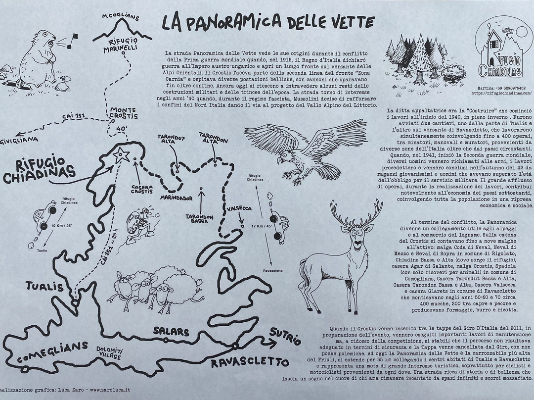 Rifugio Chiadinas-Comeglians必去景点