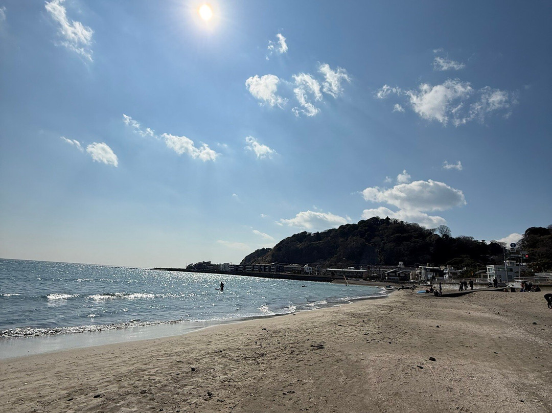 Yuigahama Beach-镰仓市必去景点