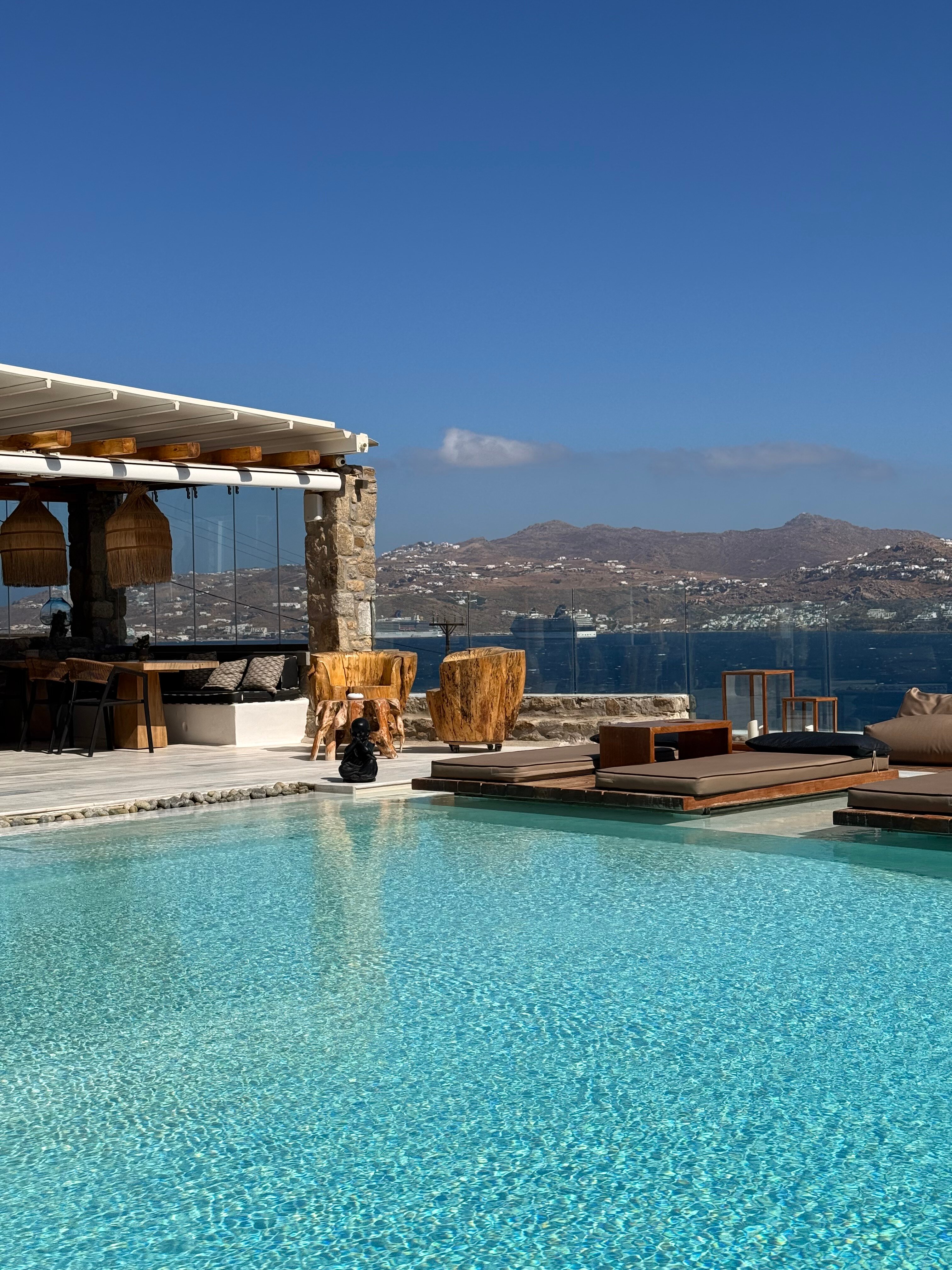 Mykonos 5 Suites & Villas-泳池