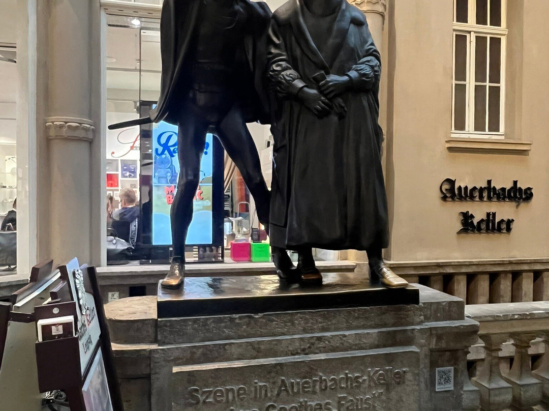 Statue of Mephisto and Faust-莱比锡必去景点