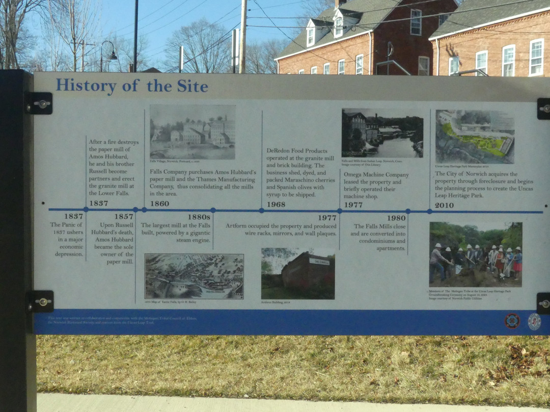 Yantic Falls-诺威奇必去景点