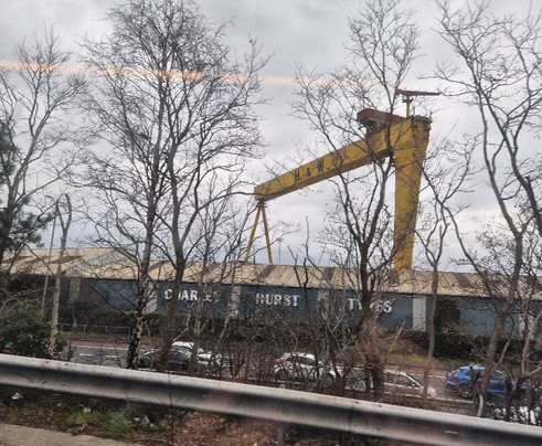 Samson & Goliath cranes-贝尔法斯特必去景点
