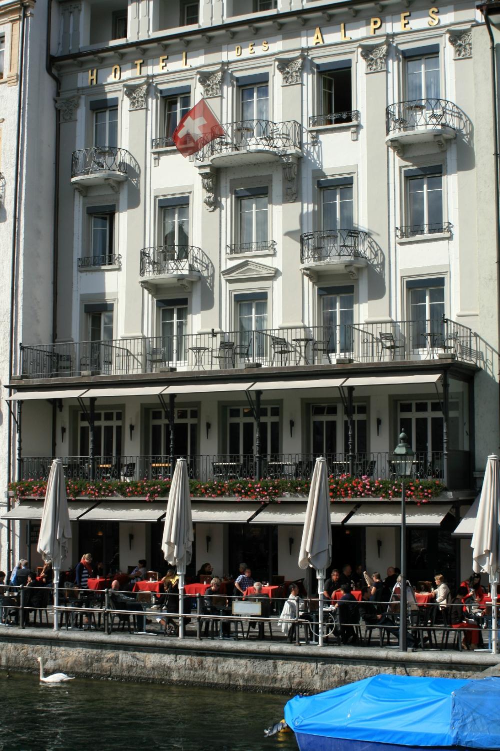 Hotel Des Alpes-浴室