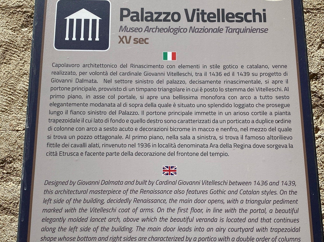 Palazzo Vitelleschi-塔尔奎尼亚必去景点