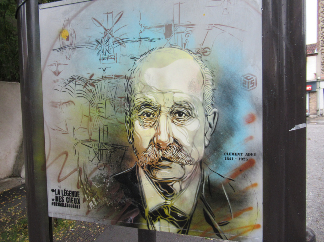 Fresque "Clément Ader"
