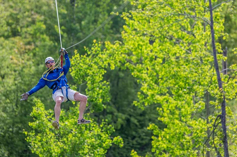 Brainerd Zip Line Tour-Nisswa必去景点