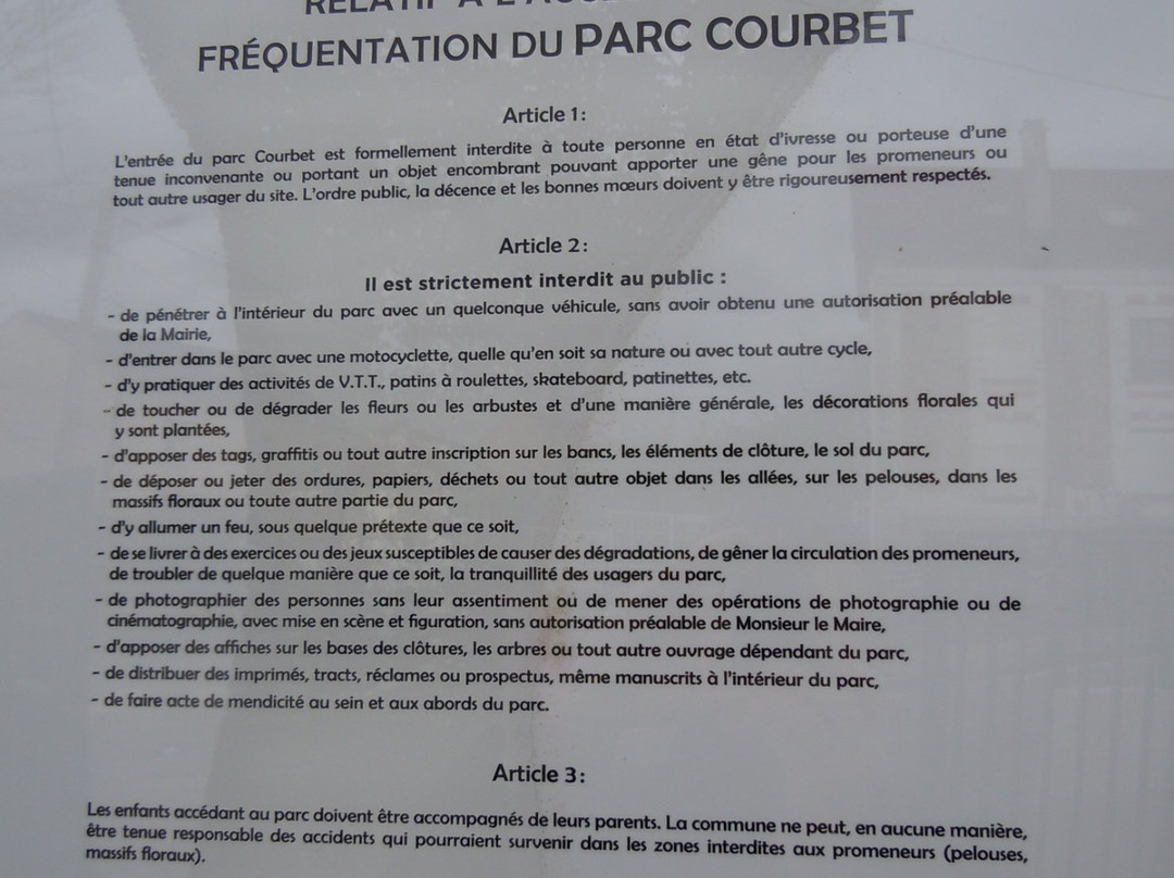 Parc Courbet-Gagny必去景点