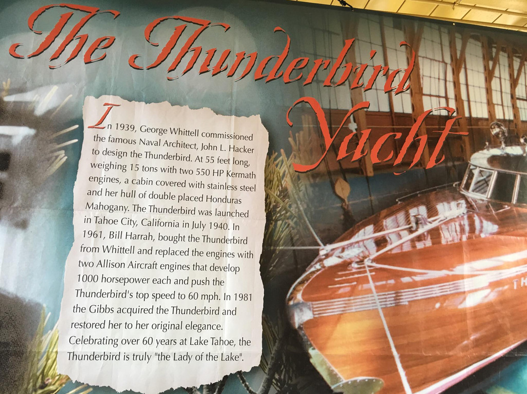 Thunderbird Lake Tahoe-太浩湖必去景点