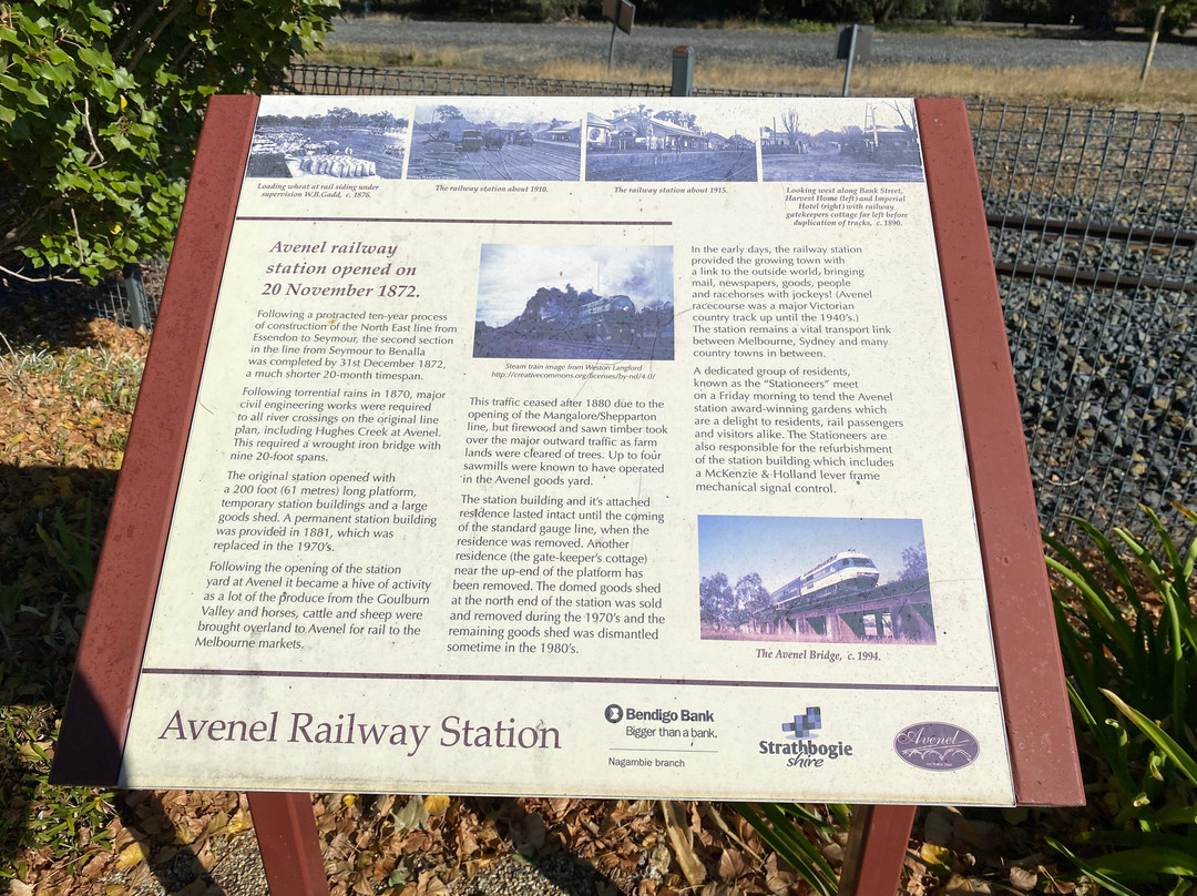 Avenel Railway Station