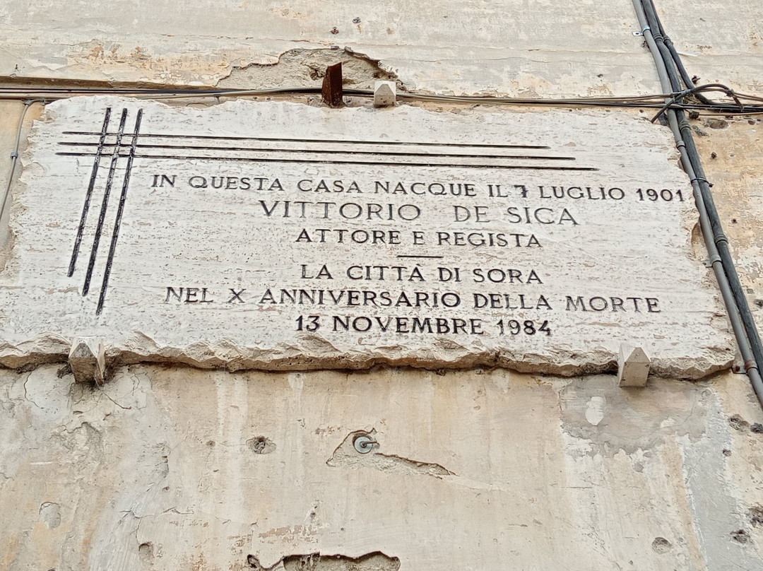 Casa Vittorio De Sica-Sora必去景点