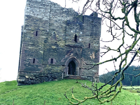Hopton Castle Ruin-Hopton Castle必去景点