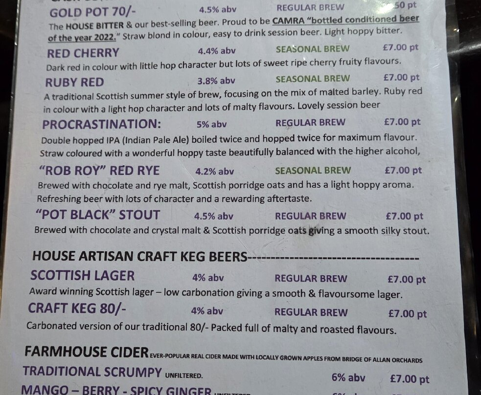 Allanwater Brewhouse-Bridge of Allan必去景点