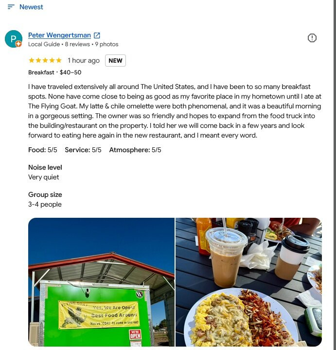 The Flying Goat Cafe'