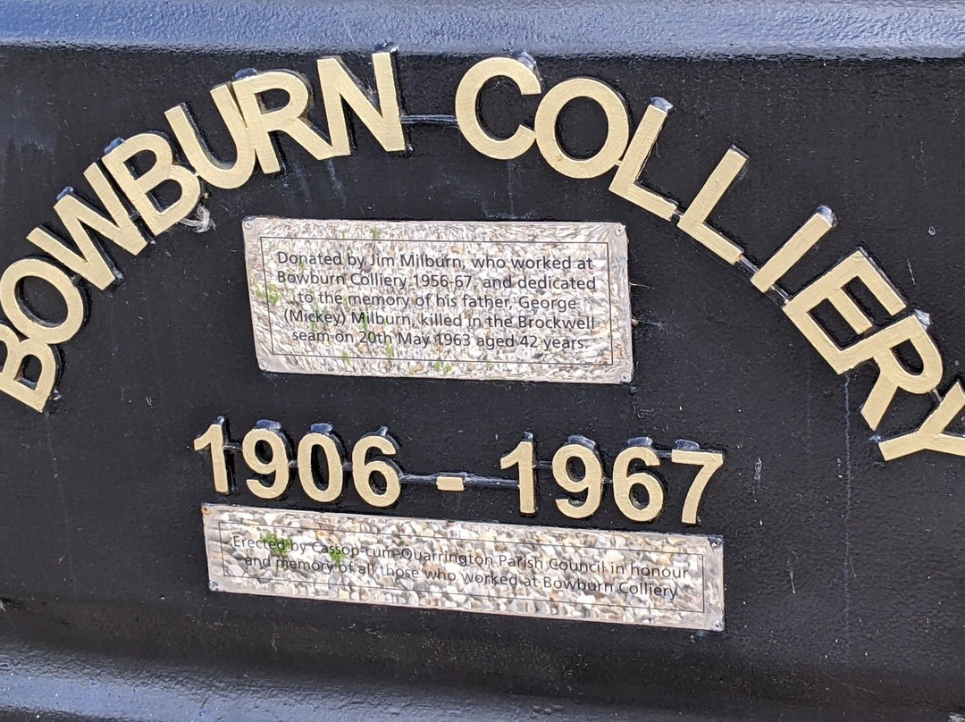 Bowburn Colliery Memorial