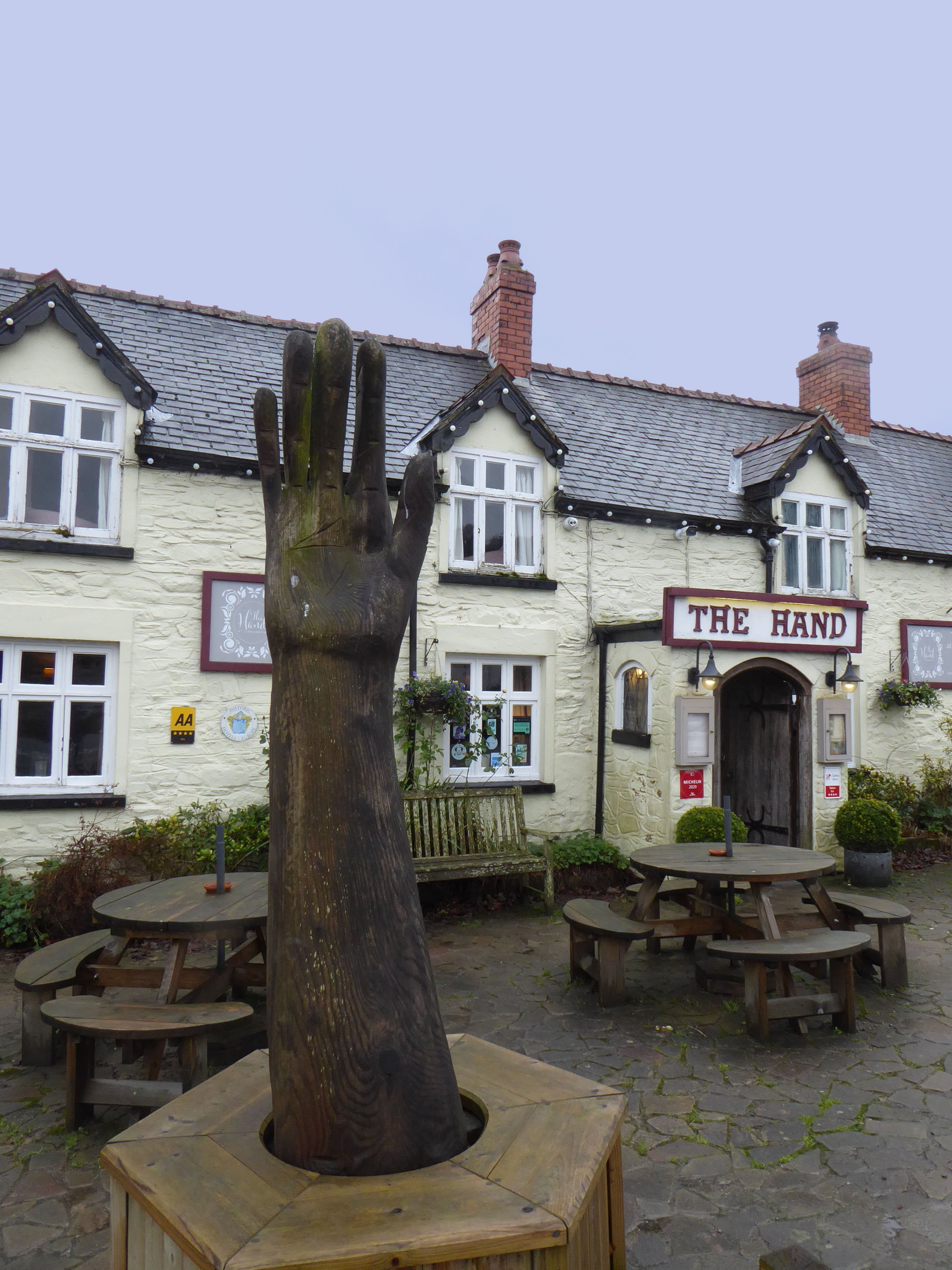 The Hand at Llanarmon-餐饮