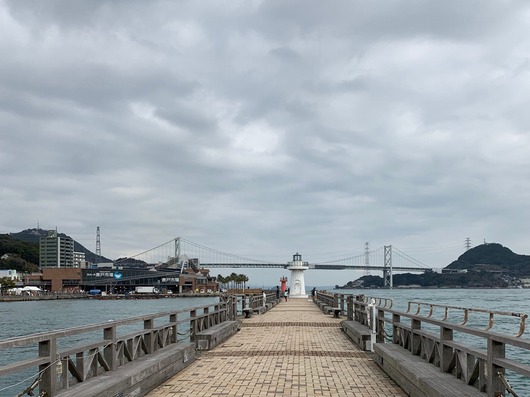 Shimonoseki City Arukapoto East Breakwater Lighthouse-下关市必去景点