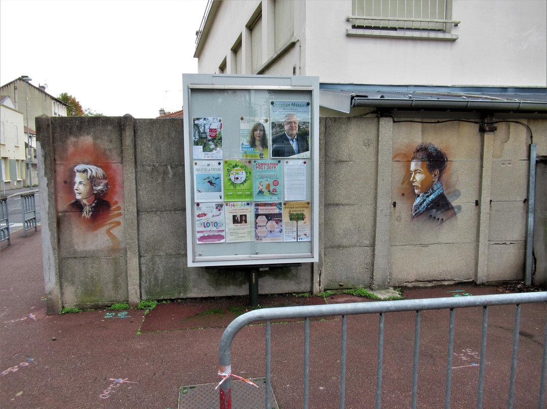 Fresque "Simone de Beauvoir"景点图片